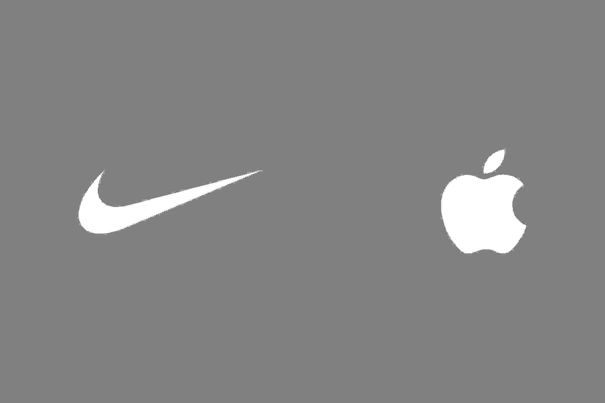 Nike and Apple logo side by side